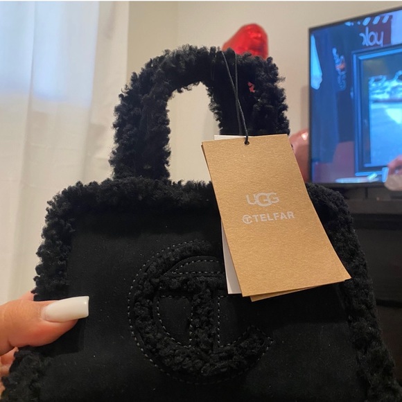 Telfar x UGG Small Black Bag